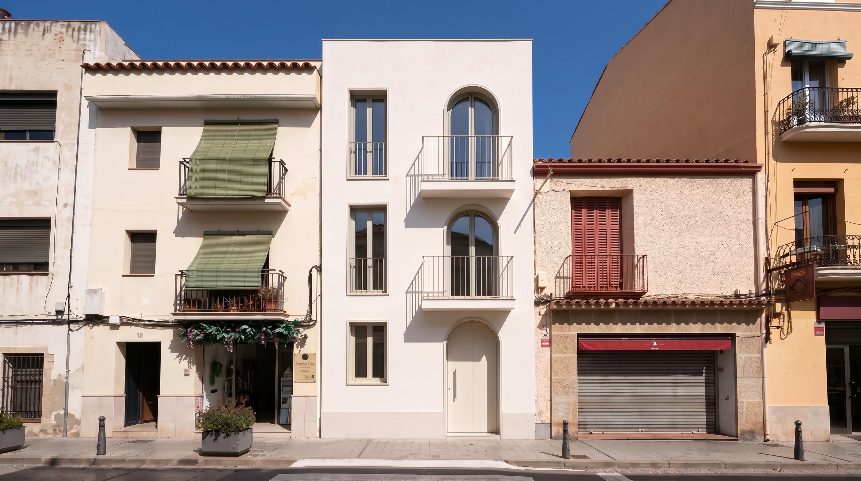 Lovaina, Caldes d’Estrac — fachada del edificio (1 de 2)