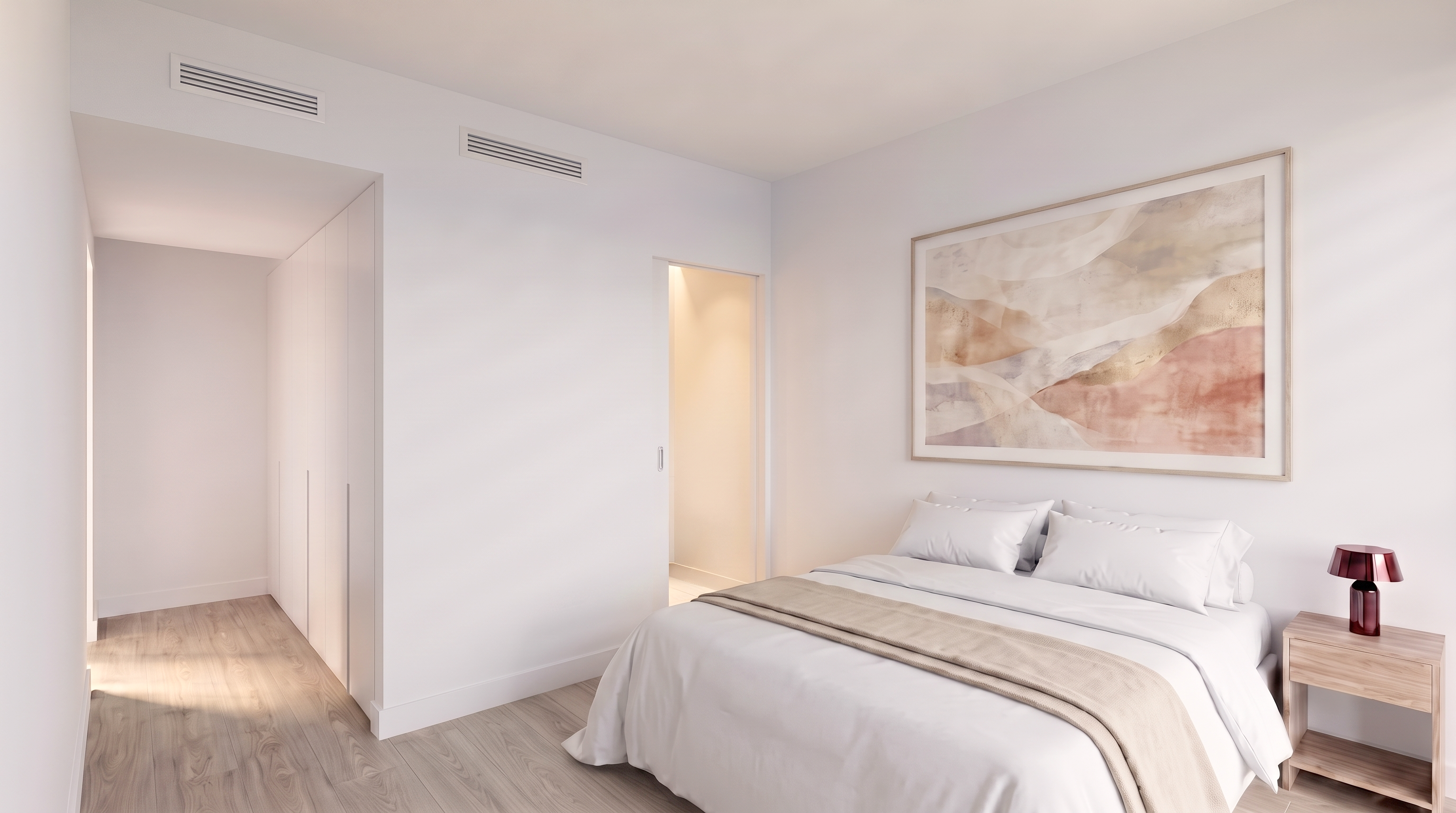 Tremelo — render del dormitorio principal
